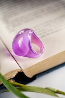 Кольцо 18,5 Cuore фиолетовый ENZO BENZO Италия