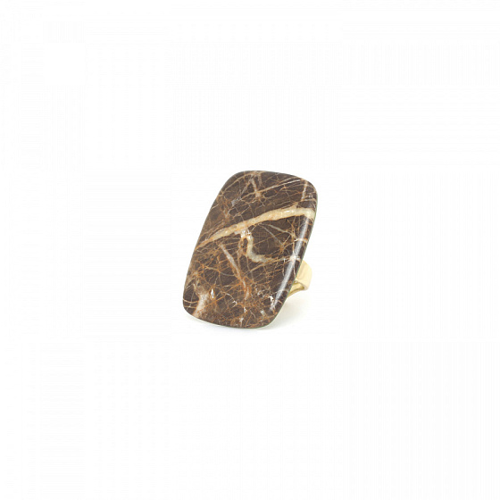 картинка Кольцо Komodo (Камень острова Мактан, 4х3см, регулируется) 19-25890 Nature Bijjoux Франция ювелирный  магазин Калина являющийся официальным дистрибьютором в России 