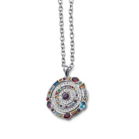 Колье Planet RH (multi, 3,5х3,5 см, 58 см, регулируется) 11410 Австрия Oliwer Weber