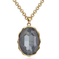 Кулон Сияние (кристалл дымчато-серый, 90-95 см, г /п: золото) Uvelina SW00 0095G-111P