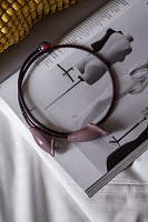 Колье Bouquet Due бордовый/серый ENZO BENZO Италия