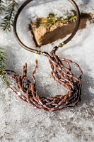 Колье Водопад (Богемское стекло, каучук) Италия Perfetto