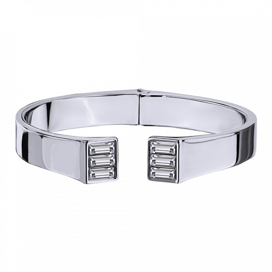 картинка Браслет Богемия (кристаллы белые, г/п: родий) Uvelina SW00 0045R-001B2 ювелирный  магазин Калина являющийся официальным дистрибьютором в России 