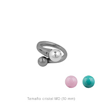 Кольцо Ciclon (бирюзовый, розовый) 23R500-51-9 Испания Mimetic