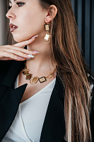 Колье (кристалл черный, 2.5х44 см) Италия Claudio Canzian 002 05 203