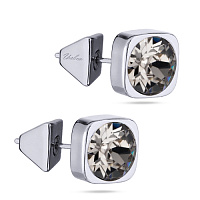 Пусеты Теннис (кристаллы грейдж, г/п: родий 8 мм) Uvelina SW00 0010R-284E1