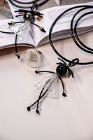 Кольцо Inverno прозрачное кракле Италия ENZO BENZO 