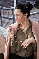 Колье Амуры (Барочный жемчуг, 125 см) Италия  Claudio Canzian  002 05 421