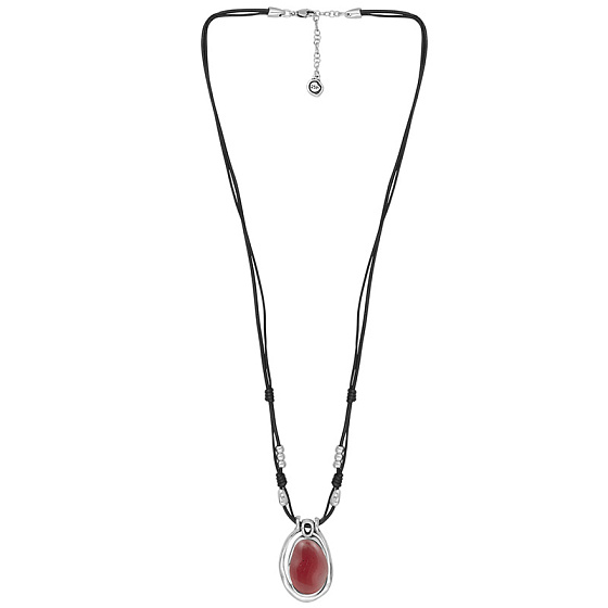 картинка Колье (муранское стекло - розовый, нат.кожа) 232830-09 Испания Ciclon 25TH-COLORS ювелирный  магазин Калина являющийся официальным дистрибьютором в России 