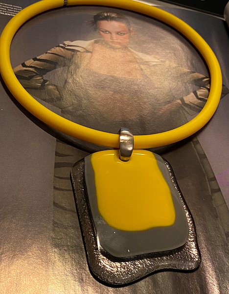 Колье Avangard желтая,серая/желтый ENZO BENZO Италия