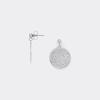 Серьги CORALIA (5,1 гр, 2 см, г/п: серебро) 12-32278 Франция Ori-Tao