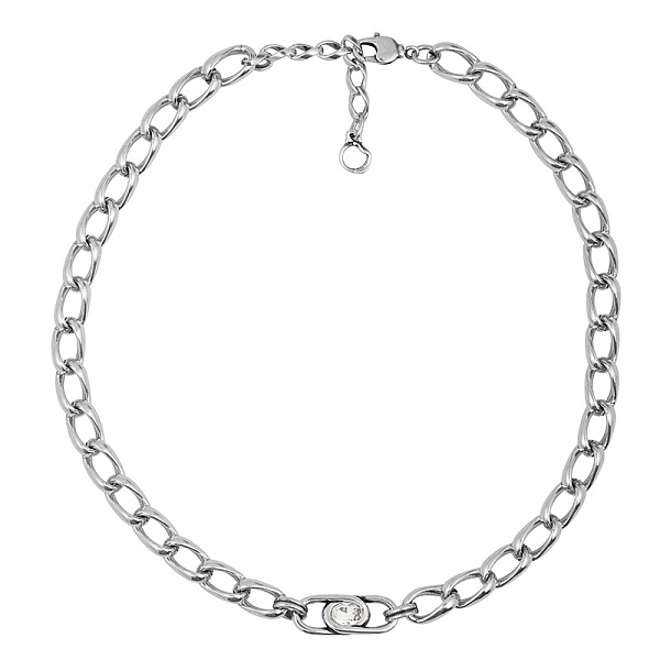 Колье CICLÓN (прозрачный кристалл) EMO824-66 Испания NEXO