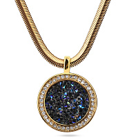 Колье Галактика (Кристаллы синие, г/п: золото, 45-50 см) Uvelina SW00 0060G-207P