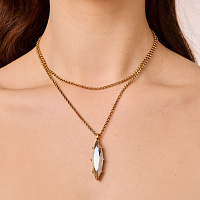 Колье TAKESHI (кристалл медовый, г/п: золото, 80 см) Дания DYRBERG/KERN 470041