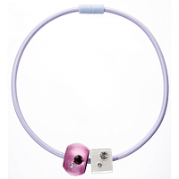 Колье Bliss inspiration (нежно-сиреневый, кристаллы, 2 шарма, 50 см) Голландия ZSISKA