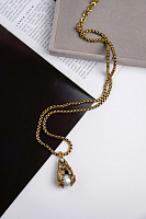 Колье (Барочный жемчуг 4,5х2,2 см, цепочка 43+5см) Италия Claudio Canzian 002 05 706