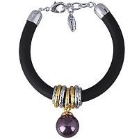 Браслет (Майорка лиловый хамелеон, г/п: родий) MK10 0052-13d Uvelina