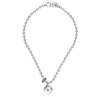 Колье "Солнце - жизнь, луна -любовь",  г/п: серебро, 45+4 см, 212808 Испания Ciclon