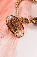 Кольцо (баварское стекло, кристалл прозрачного цвета) Италия Claudio Canzian 002 01 423