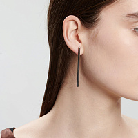 Серьги Adelaide (минимализм, г/п: серебро) Греция Katerina Vassou KV23-306541S