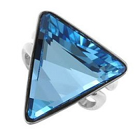 Кольцо Elbrus б/р 21.5 mm  5570-0609-7106 Чехия Anabel Crystal