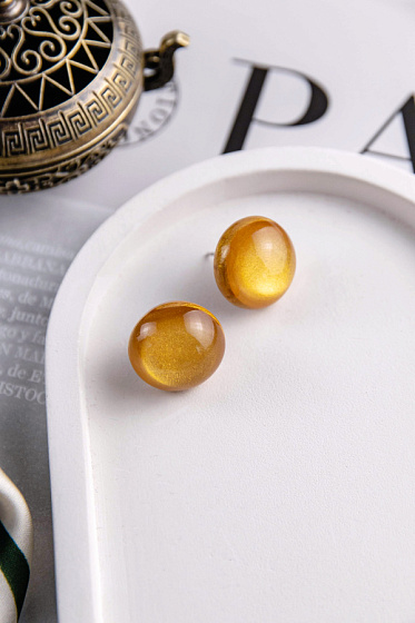 картинка Пусеты золотой, 1.2 см Голландия ZSISKA 4010505G00PQ00 ювелирный  магазин Калина являющийся официальным дистрибьютором в России 