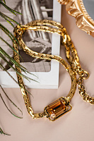 Колье Олеся (медовый кристалл)  Италия  Claudio Canzian  002 05 111