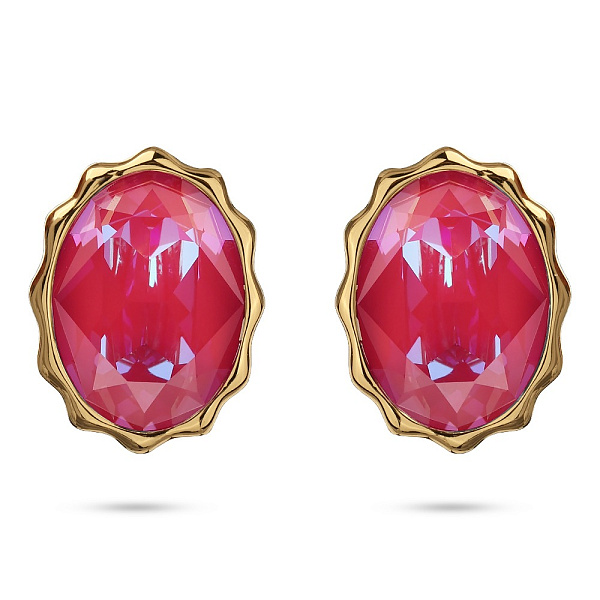 Пусеты Сияние (кристаллы фуксия хамелеон, г/п: золото) Uvelina SW00 0095G-107E1