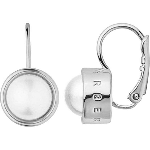 Серьги LULU (майорка, г/п: родий, 1,6х1 см) Дания DYRBERG/KERN 337117