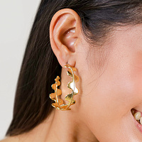 Серьги EPIPHYL (20,85 гр, 5 см, г/п: золото) 12-32231 Франция Ori-Tao