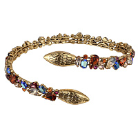 Колье Змеи (кристаллы разноцветные 1,3 см) Италия Claudio Canzian  002 05 816