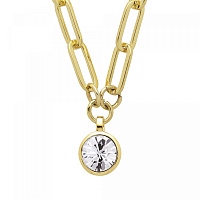 Колье (кристалл прозрачный, г/п: золото) Дания DYRBERG/KERN 390128