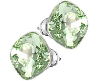 Пуссеты Ivonn10 mm (зеленый) 5540-1216-7376 Чехия Anabel Crystal