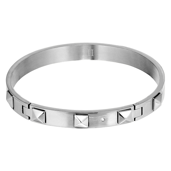 картинка Браслет STUDDY 1 (г/п: родий, до 17 р.) Дания DYRBERG/KERN 470163 ювелирный  магазин Калина являющийся официальным дистрибьютором в России 