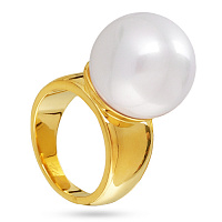 Кольцо 16,5 (Майорка, белый, г/п: золото) Испания MK52 0046