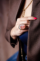 Кольцо (Агат) Италия  Claudio Canzian 002 01 082