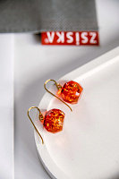 Серьги Bliss красный Голландия ZSISKA