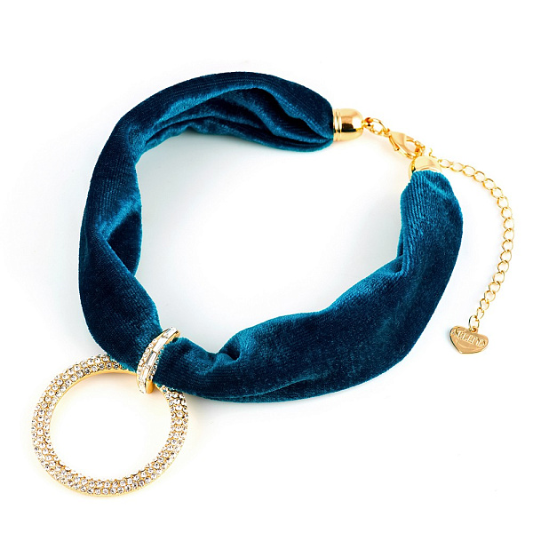 Колье (Бархат, кр.Preciosa) Audrey 10109591 Корея