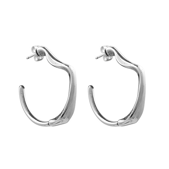 картинка Серьги 232601 (г/п: серебро) Испания Ciclon Dual ювелирный  магазин Калина являющийся официальным дистрибьютором в России 