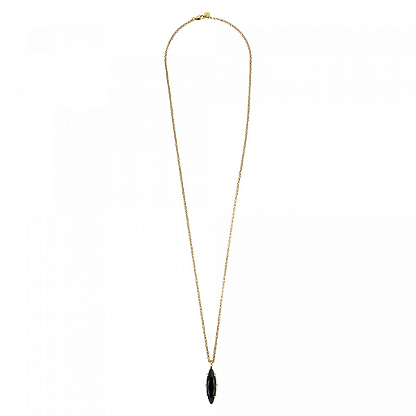 Колье TAKESHI (кристалл черный, г/п: золото, 80 см) Дания DYRBERG/KERN 470040