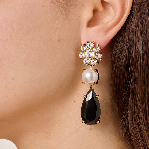 Серьги MISIA (майорка, г/п: золото, 6.2х1.3 см) Дания DYRBERG/KERN 470094