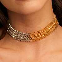 Колье VIDDA, Celebrity, двухцветный металл, VD22-01505 (золотистый, 50см)