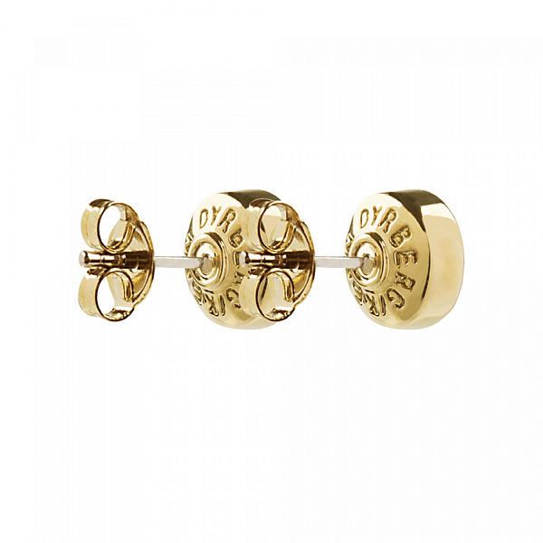 Пусеты NOBLES (кристалл медовый, г/п: золото, 0,8х0,8см) Дания DYRBERG/KERN 440190