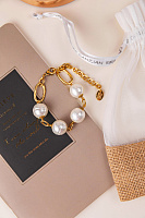 Браслет (Жемчуг Майорка, 18+7 см) Италия Claudio Canzian  002 04 268