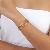 Браслет TOSCANE (11 гр, 5,6 см, г/п: золото, регулируется) 13-69111 Франция Ori-Tao