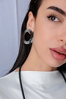 Серьги Cold (аквамарин, г/п: серебро) Katerina Vassou KV25 2-303241B