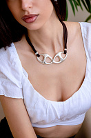 Колье Ciclon 251804 (г/п:серебро, 47 см) Испания Amarre 