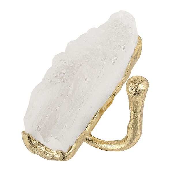 Кольцо (ювелир.смола, 5х1,8 см, г/п: золото, регулируется) Греция Kalliope 022 01 084