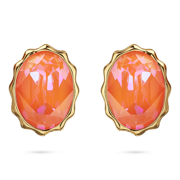 Пусеты Сияние (кристаллы оранжевые, г/п: золото) Uvelina SW00 0095G-146E1