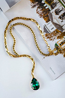 Колье (кристалл зеленый) Италия  Claudio Canzian 002 05 396